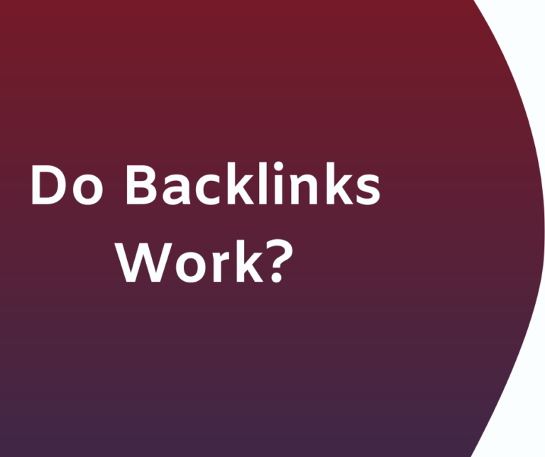 Do Backlinks Work